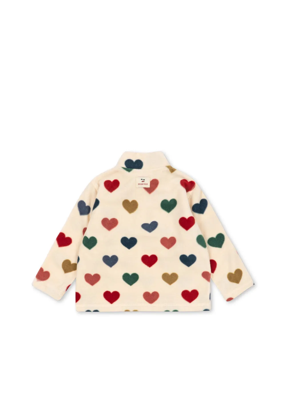 Konges Sløjd Tavi Fleece Sweater bon coeur coloré