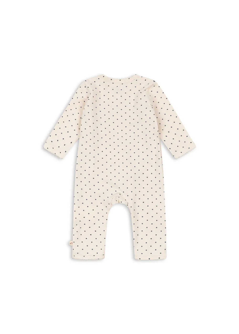 Konges Sløjd Basic Newborn romper blue dot