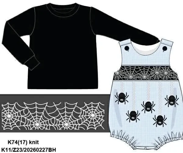 Busy Bee Smocks Itsy Bitsy Spider set jongen spin