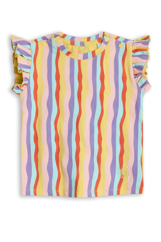 4PRESIDENT Dewi Powder Pink shirt gestreept katoen