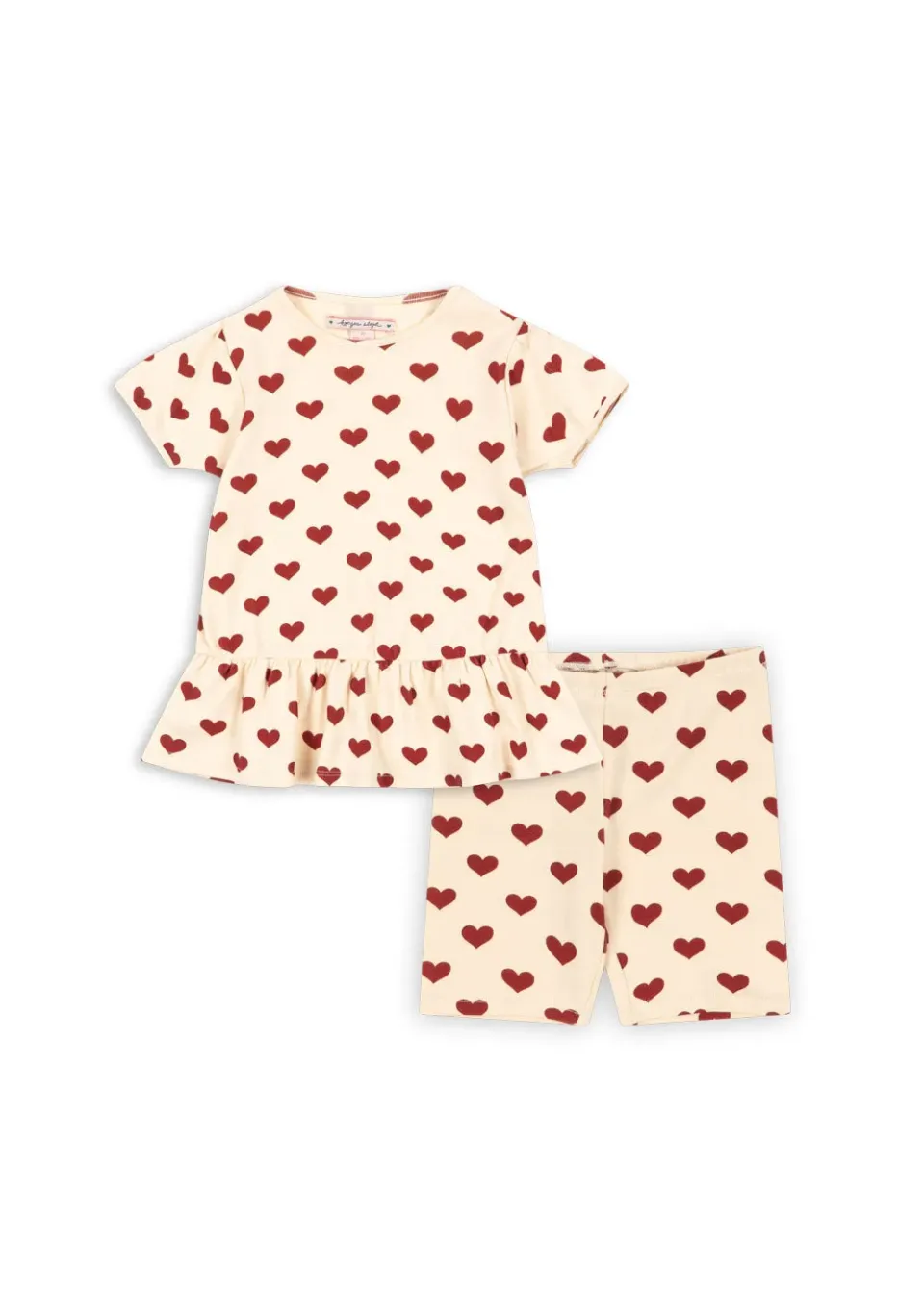 Konges Sløjd Classic set amour rouge bio katoen