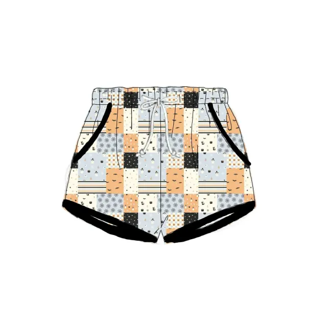 Busy Bee Smocks Spooky Patchwork shortie jongens halloween