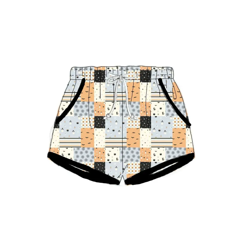 Busy Bee Smocks Spooky Patchwork shortie jongens halloween