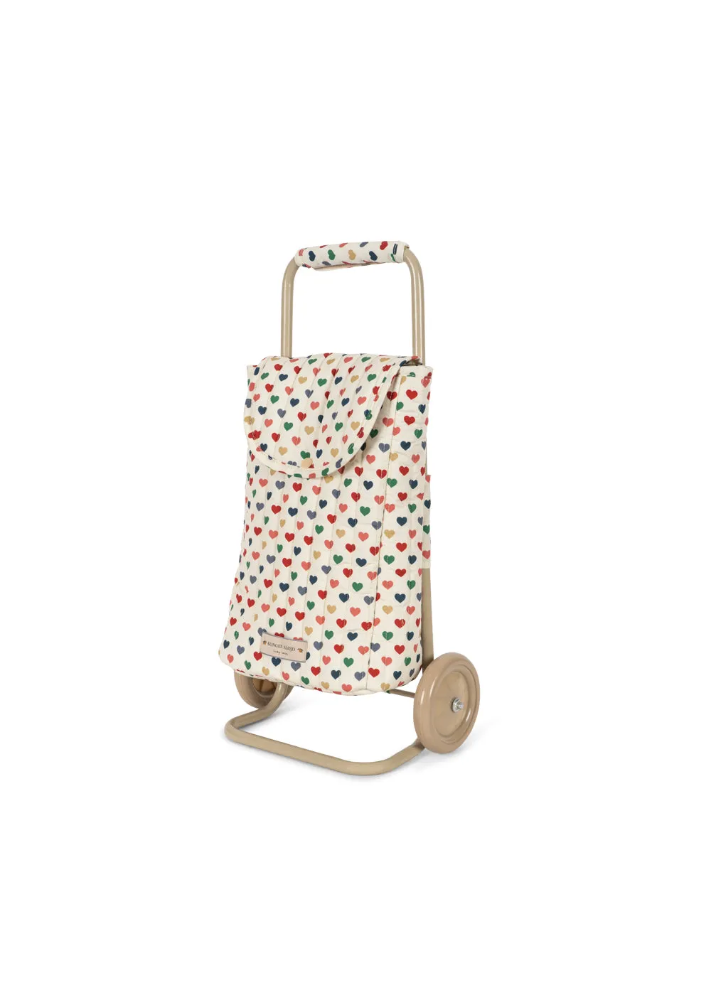 Konges Sløjd Trolley kindertrolley coeur coloré met hartjes