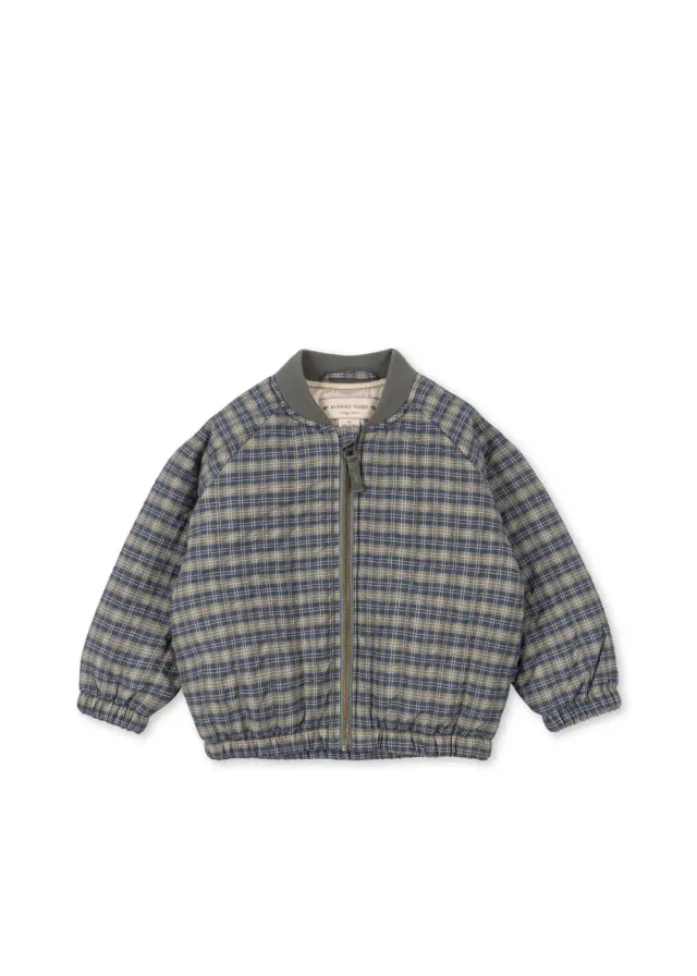 Konges Sløjd Juno bomberjack laurel blue check