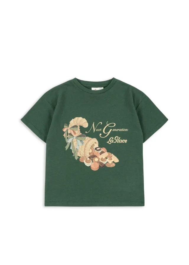 Konges Sløjd La Glace Era T-shirt eden linnenmix
