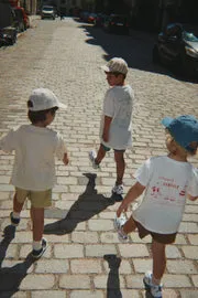 Konges Sløjd Era T-shirt off white lifeguard service linnen