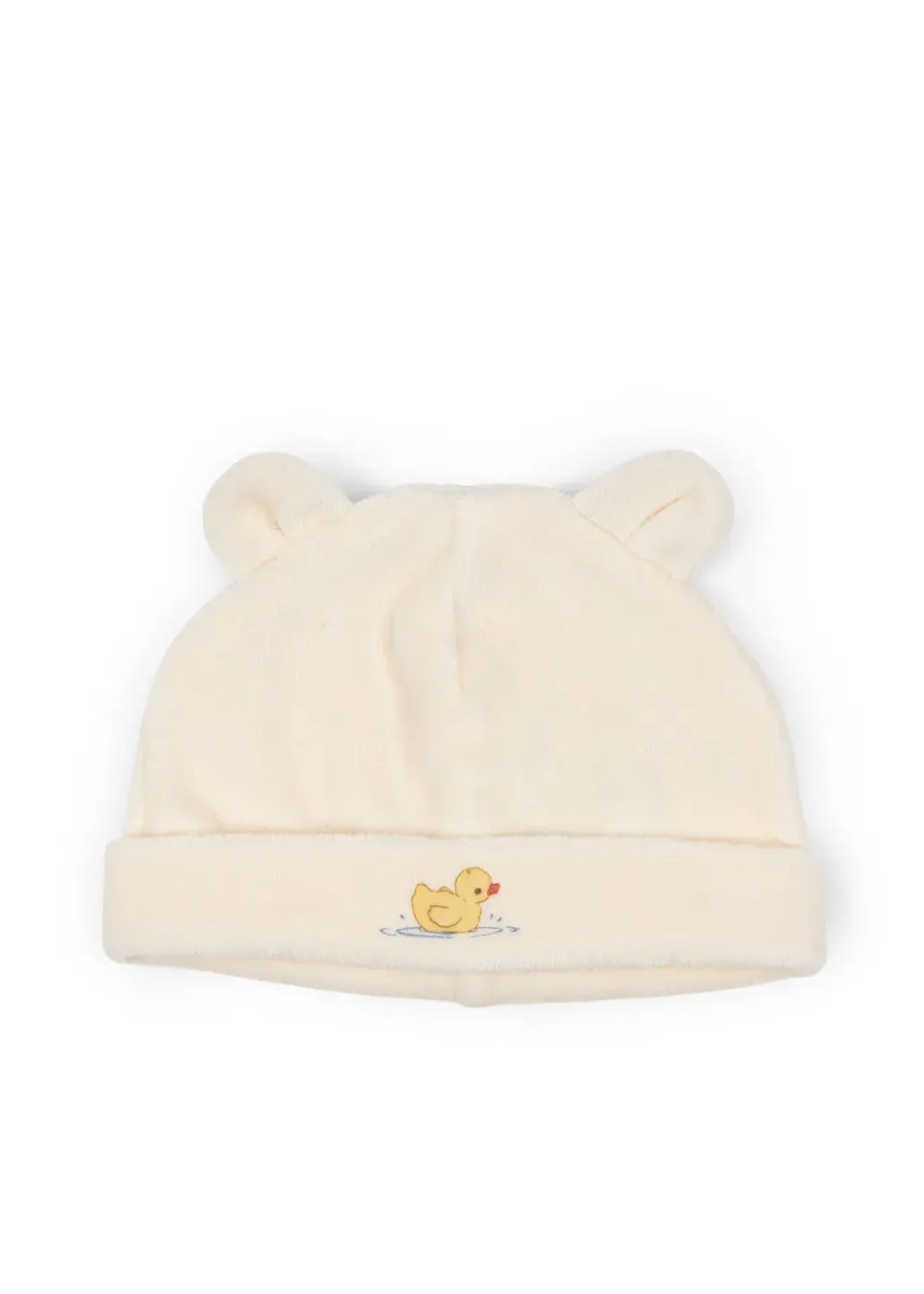 Konges Sløjd Elu Beanie babymuts antique white biokatoen