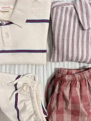Konges Sløjd Trio Polo poloshirt trio stripe biokatoen