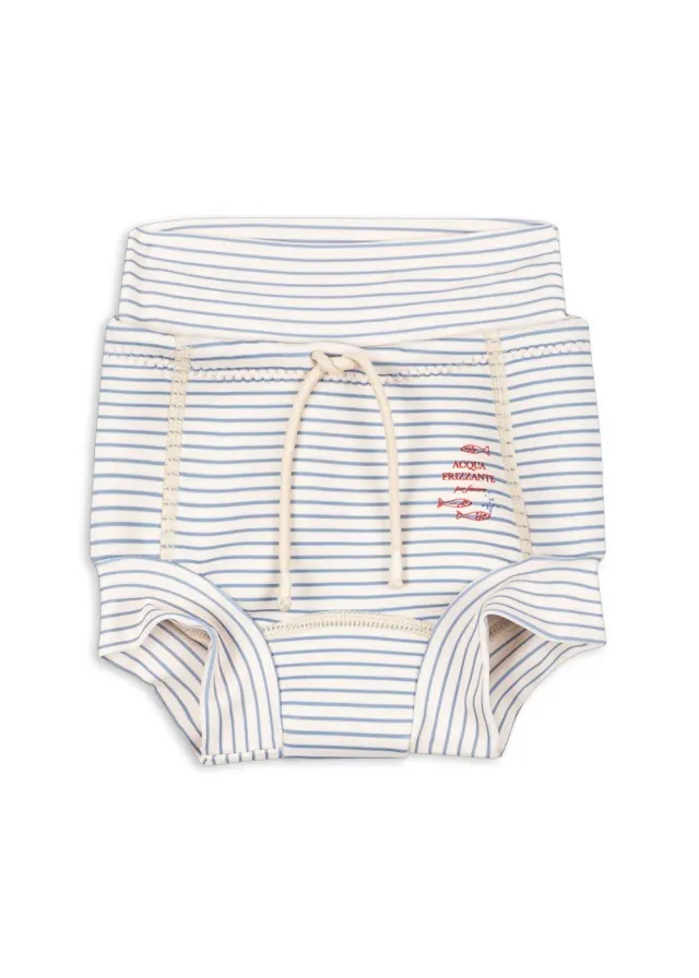 Konges Sløjd Bobbi Zwembroek Stripe Bluie Baby