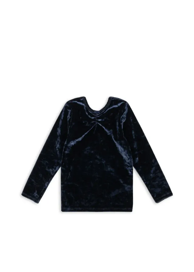 Konges Sløjd Carlito blouse navy blazer fluweel