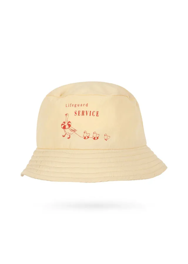 Konges Sløjd Pomio Bucket Hoed Banana Crepe UPF 50+