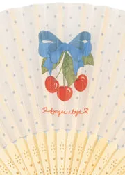 Konges Sløjd Vifte waaier cherry 21 x 38 cm decoratie