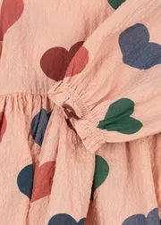 Konges Sløjd Elin blouse coeur rose biokatoen
