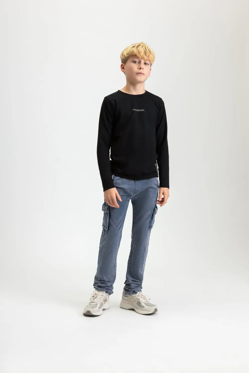 4PRESIDENT Gavriel Longsleeve Black met rugprint