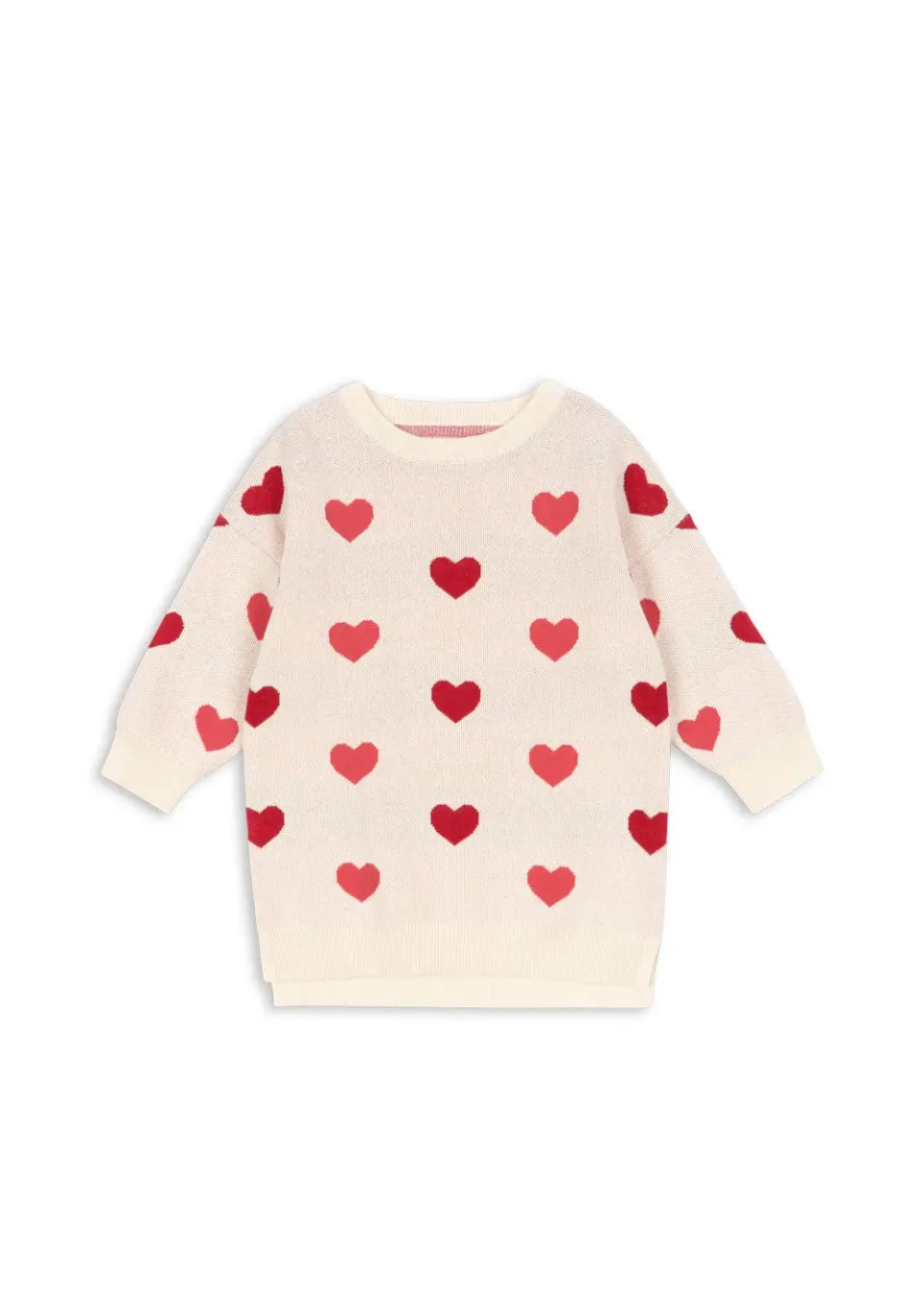 Konges Sløjd Lapis jurk coeur coloré duo pink bio