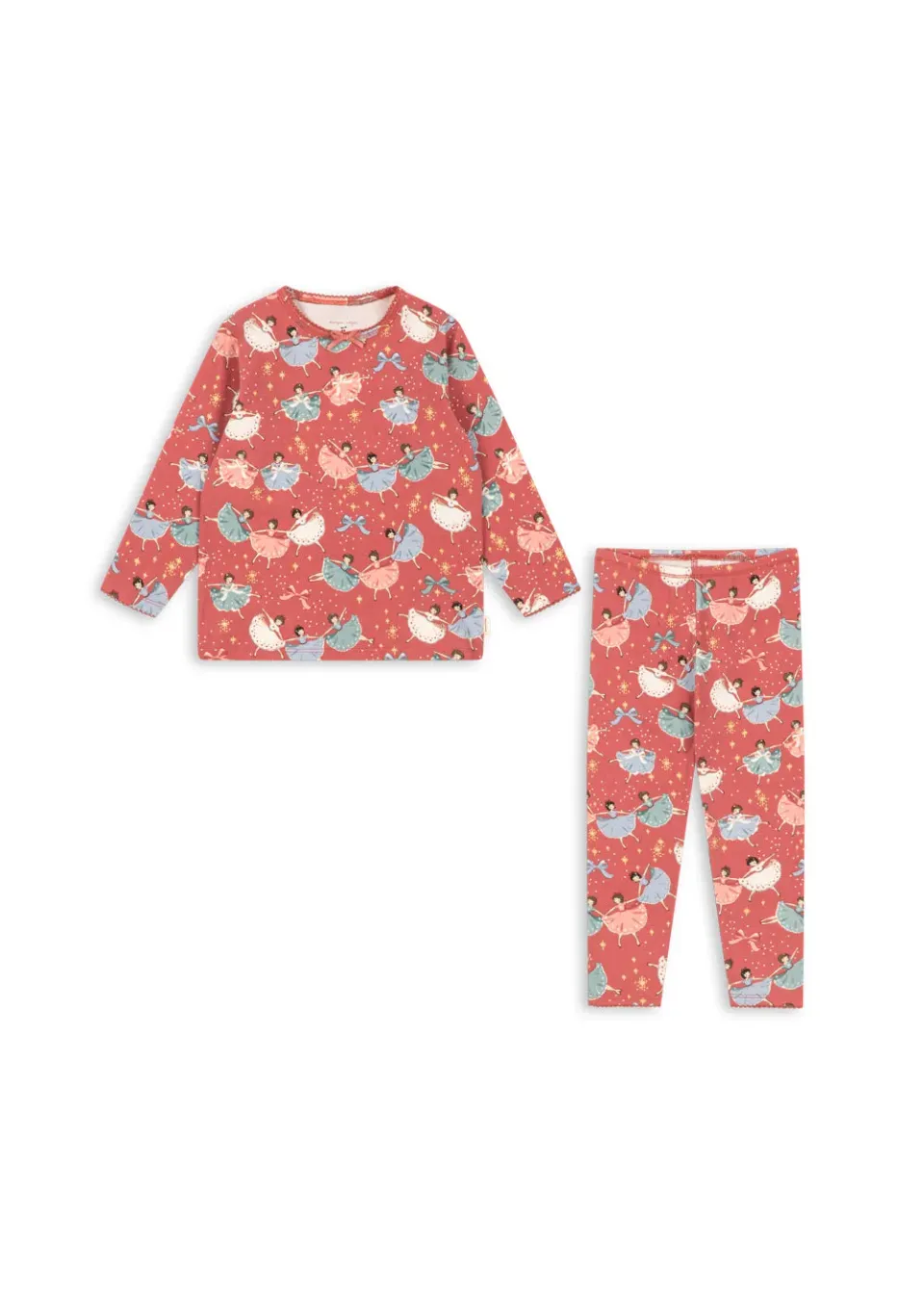 Konges Sløjd Basic set bow ballerina blush katoen