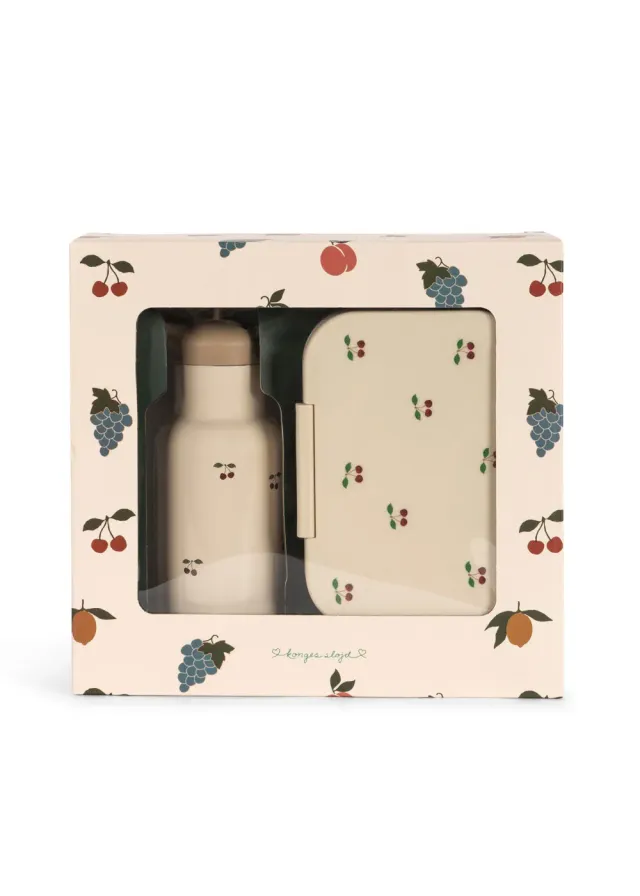 Konges Sløjd Broodtrommel set cherry blush 350ml