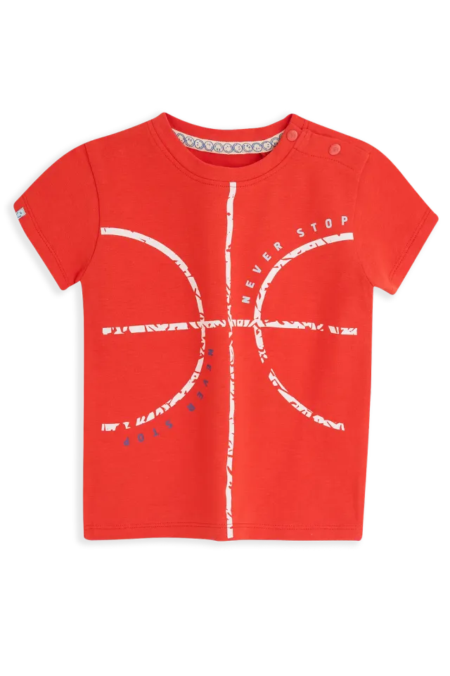 4PRESIDENT Ozzy Red T-shirt jongens rood katoen
