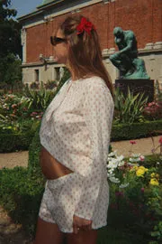 Konges Sløjd Pacey mama shorts carta fiori voile