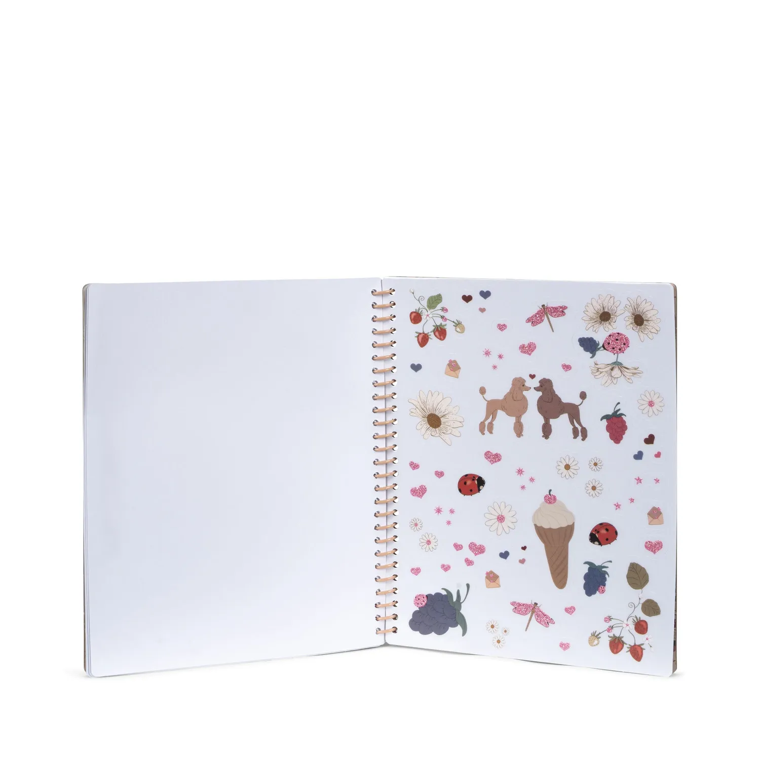 Konges Sløjd Stickerboek Blush herbruikbaar vanaf 3 jaar