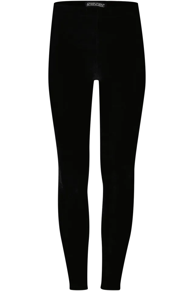 4President Ada Black velvet legging zwart