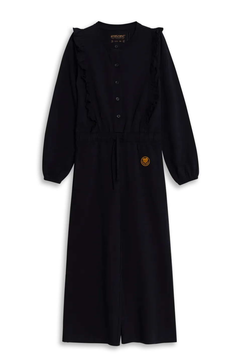 4PRESIDENT Josje Black Beauty meisjes jumpsuit katoen