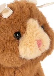 Konges Sløjd Baby Animals knuffel brown cat zacht