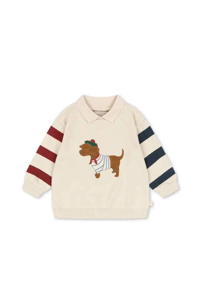 Konges Sløjd Spotty Sweater Brown Rice – Biokatoen Trui