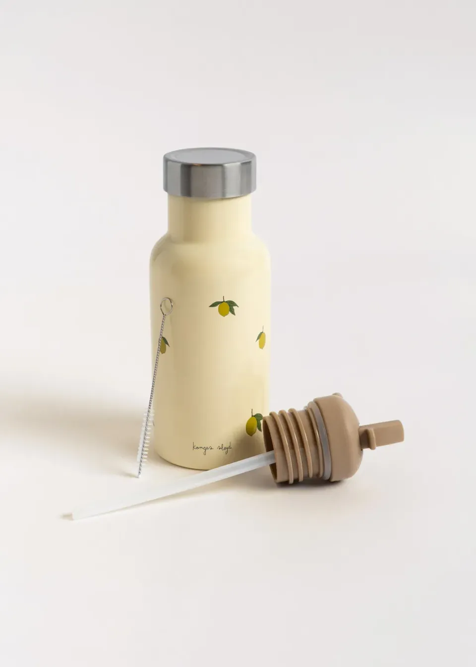 Konges Sløjd thermosfles lemon 350 ml rietje