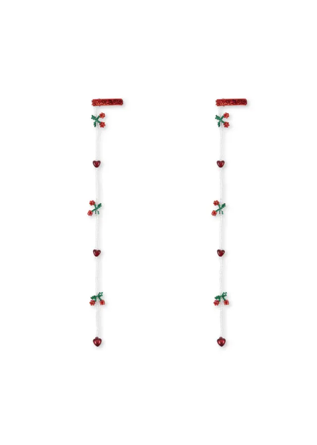 Konges Sløjd Pearly Tassel haarclips 2-pack cherry