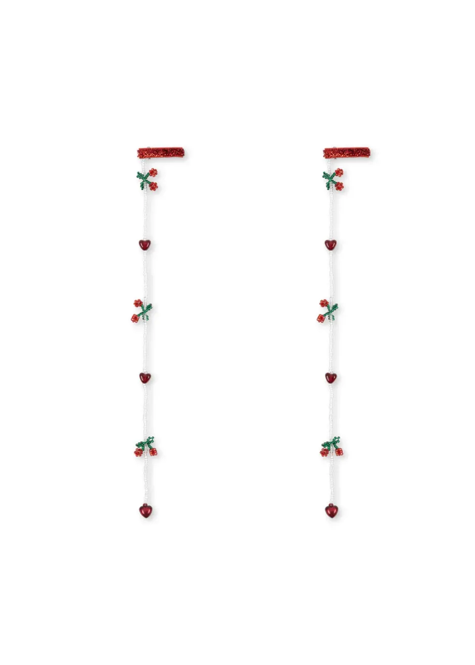 Konges Sløjd Pearly Tassel haarclips 2-pack cherry