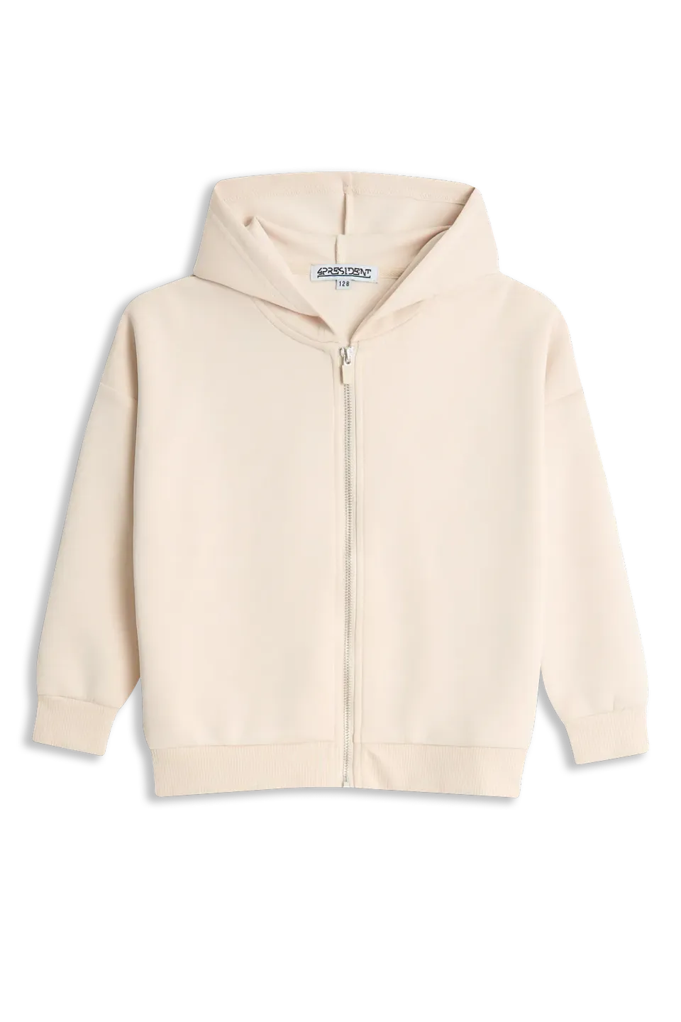 4President Mia Beige vest meisjes rits modal