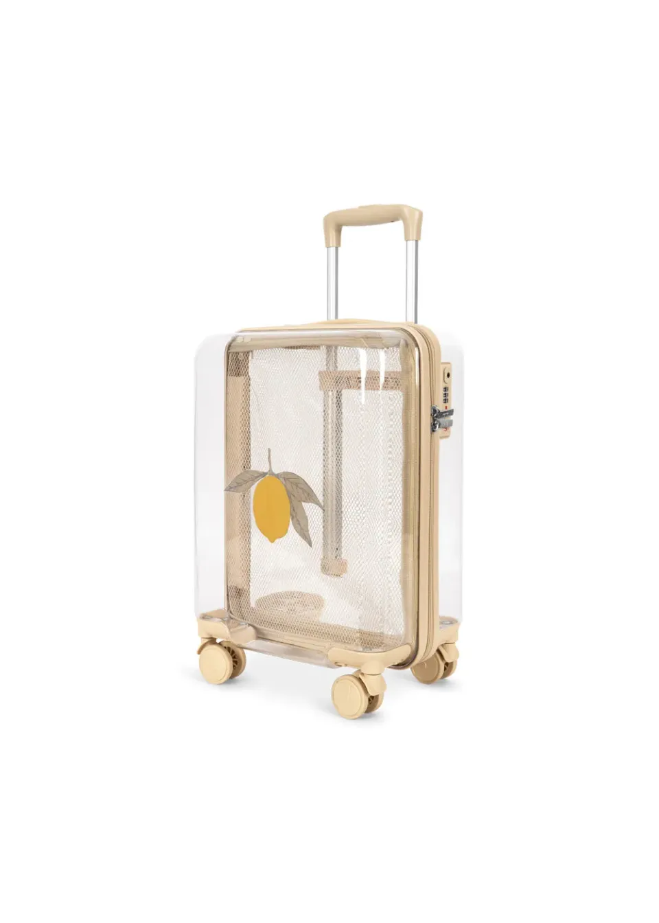Konges Sløjd Transparent reiskoffer lemon transparent 25L