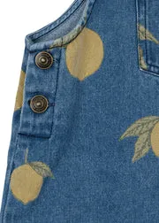 Konges Sløjd Magot tuinbroek lemon denim biologisch