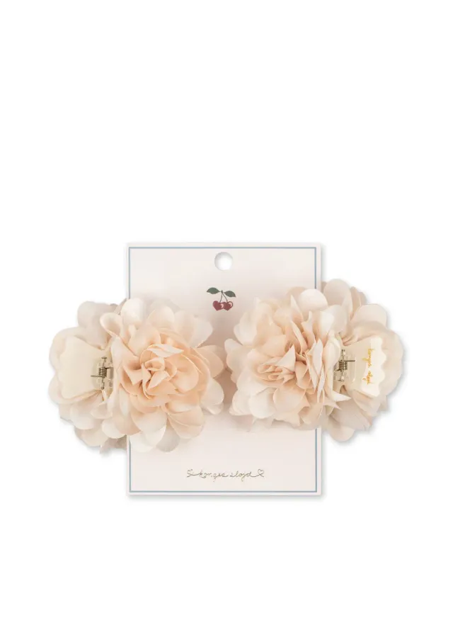 Konges Sløjd Flower haarspeldjes 2-pack eggnog bloem