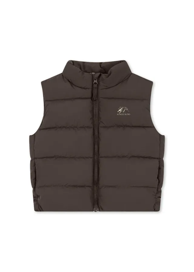 Konges Sløjd Alpi bodywarmer chocolate brown waterafstotend
