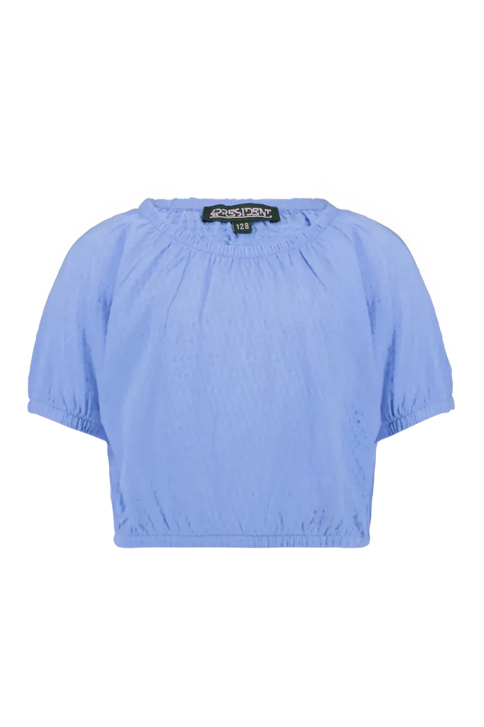 4President Lesly crop top mid blue meisjes