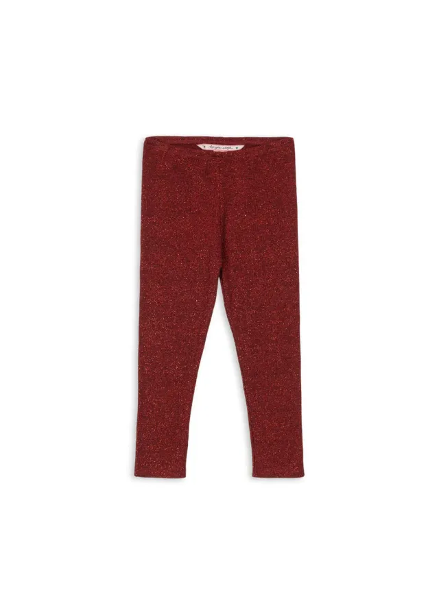 Konges Sløjd Roli Broek red dahlia legging glans