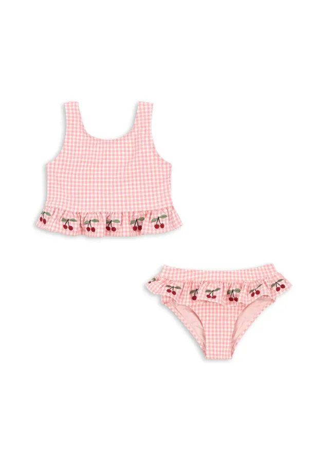Konges Sløjd Soline bikini geranium pink seersucker
