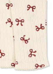 Konges Sløjd Minnie broek bow rouge biokatoen