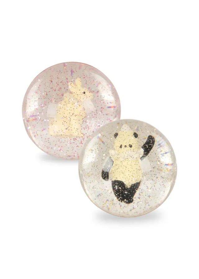 Konges Sløjd Stuiterballen bunny panda met glitter