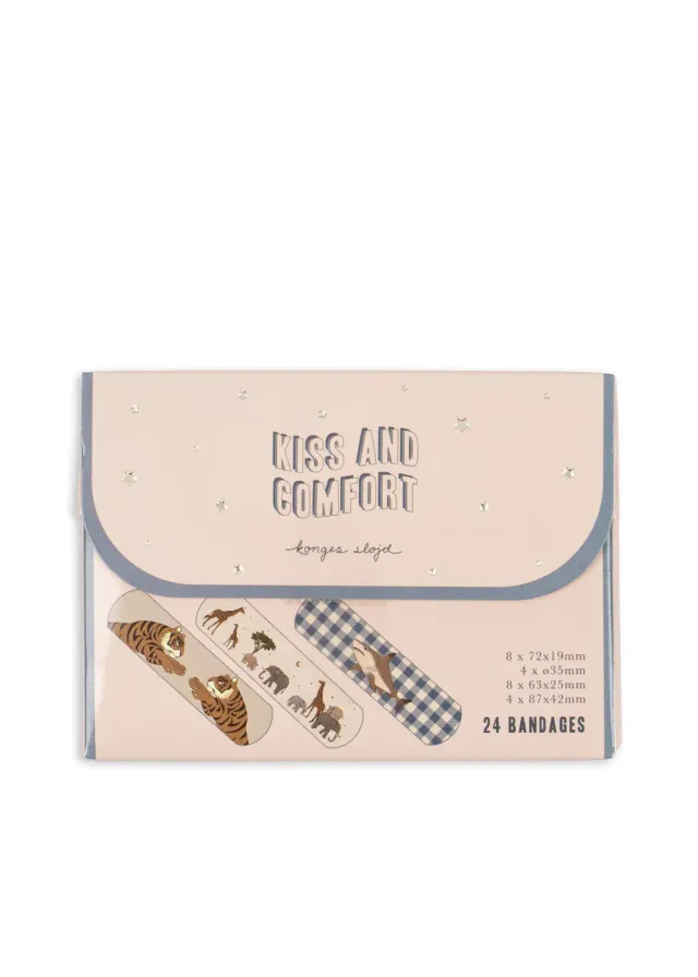 Konges Sløjd Kiss Comfort pleisters blue mix 24 stuks