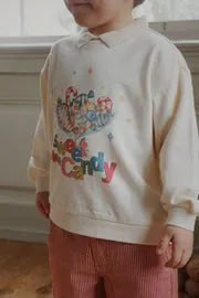 Konges Sløjd Spotty Polo antique white biokatoen