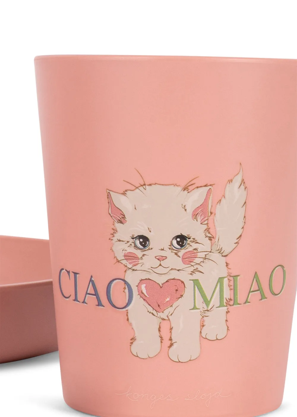 Konges Sløjd kinderservies ciao miao gerecycled PET