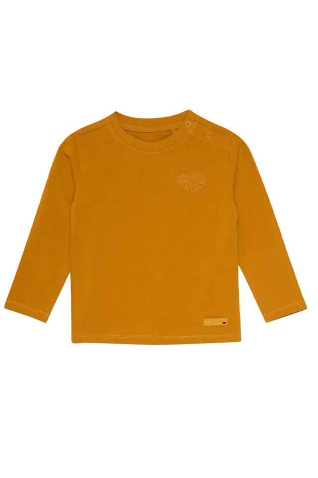 4President Boris Sand longsleeve jongens zand katoen