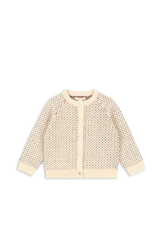 Konges Sløjd Billi vestje off white wolmix