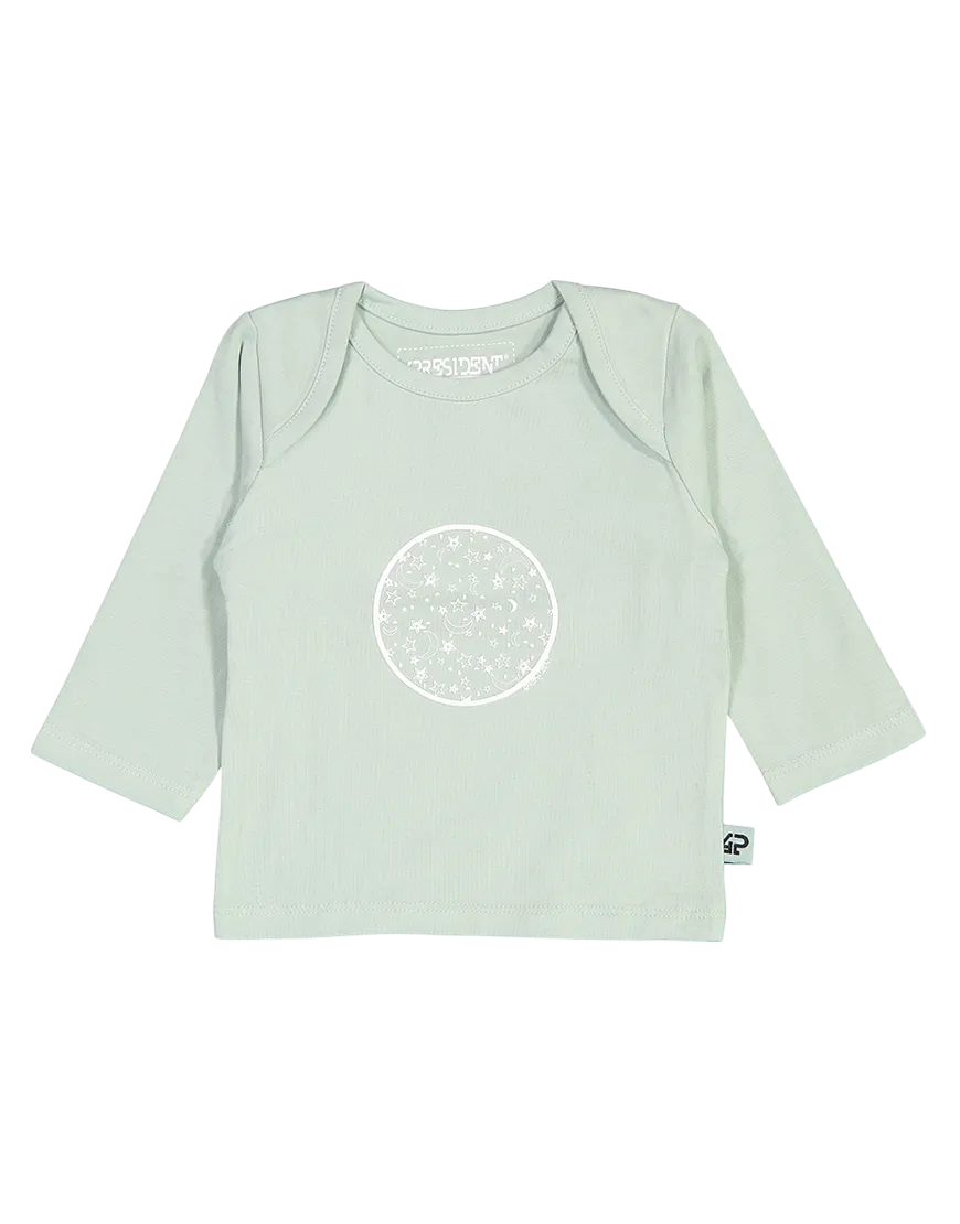 4President Quinn longsleeve grijs mint maat 50 katoen