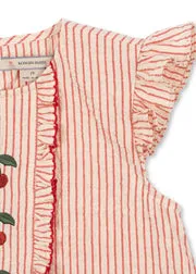 Konges Sløjd Ellie Ruche top amour stripe biokatoen