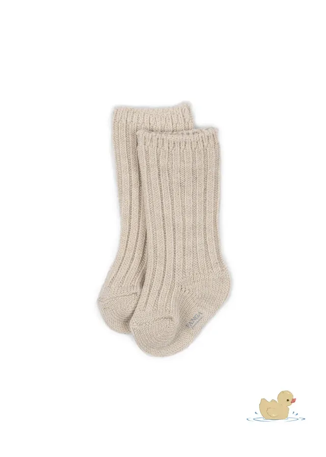 Konges Sløjd Lana sokken sand 100% wol